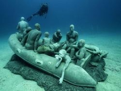 Dive the Atlantic Sculpture Museum in Lanzarote